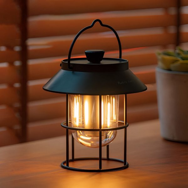 USB Rechargeable Dimmable LED Hanging Stand Portable Outdoor Lanterns - Image 6