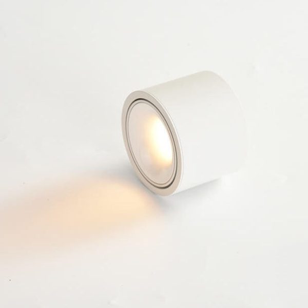 Modern Minimalist Round Spotlight Adjustable LED Flush Mount Ceiling Light - Image 14