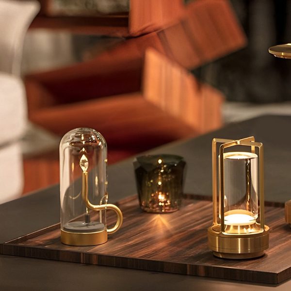Portable Lantern Cordless Table Lamp USB Touch Dimming Night Lights - Image 8