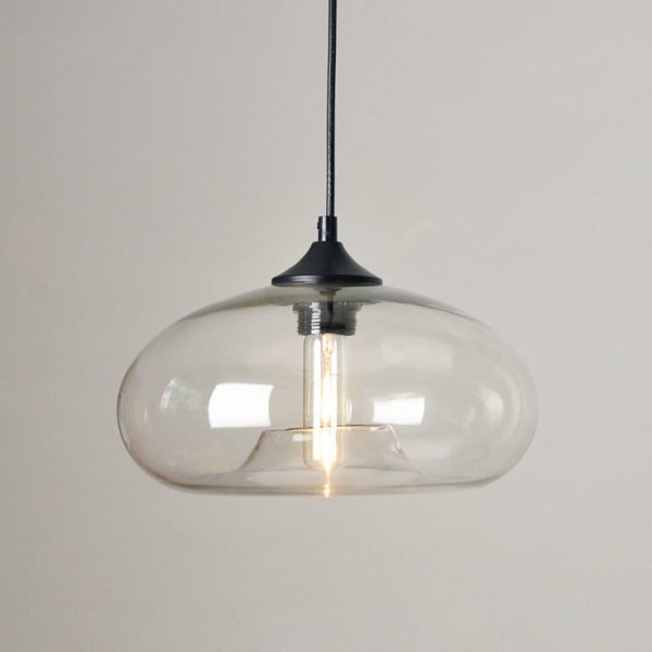 Creative Colored Glass Oval 1-Light Pendant Light - Image 26