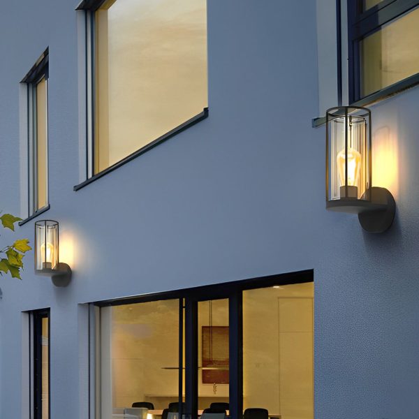 Minimalist Round Waterproof Retro Wall Lamp Outdoor Lawn Lights Path Lights - Image 6