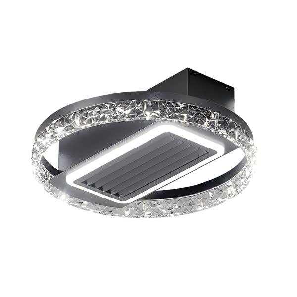 19.7 In. Nordic 6 Speeds Bladeless Ceiling Fan with LED Light, Remote Control - Image 16