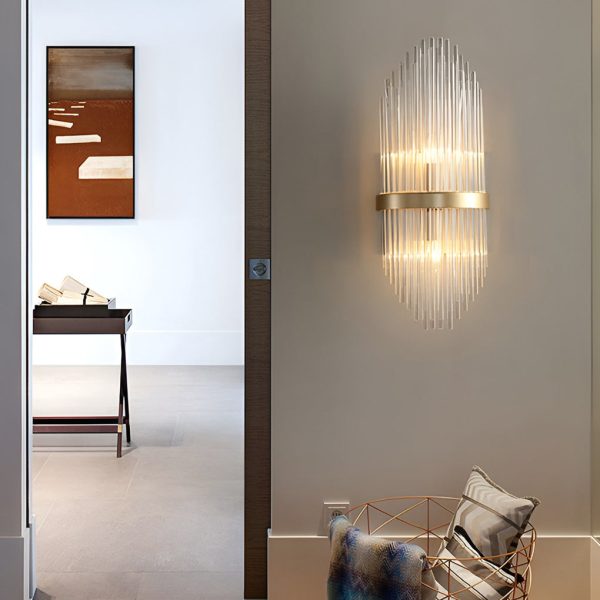 Creative Crystal Warm Light Nordic Wall Lamp Wall Sconce Lighting - Image 3