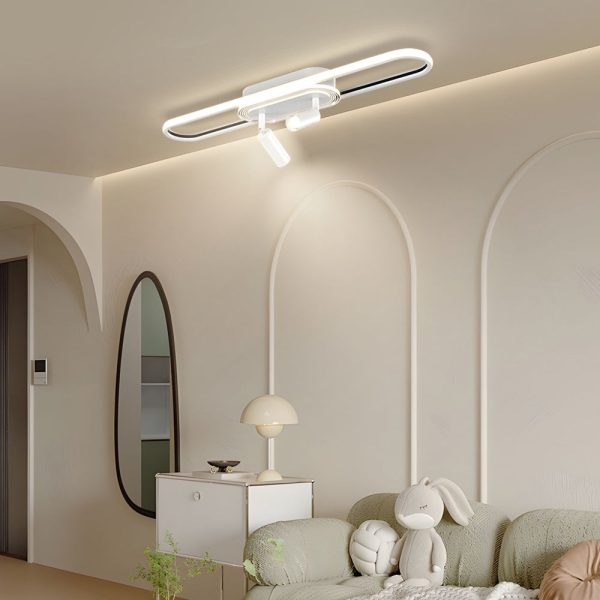 Long Ring Three Step Dimming Modern Surface Mounted Spotlights Ceiling Light - Image 4
