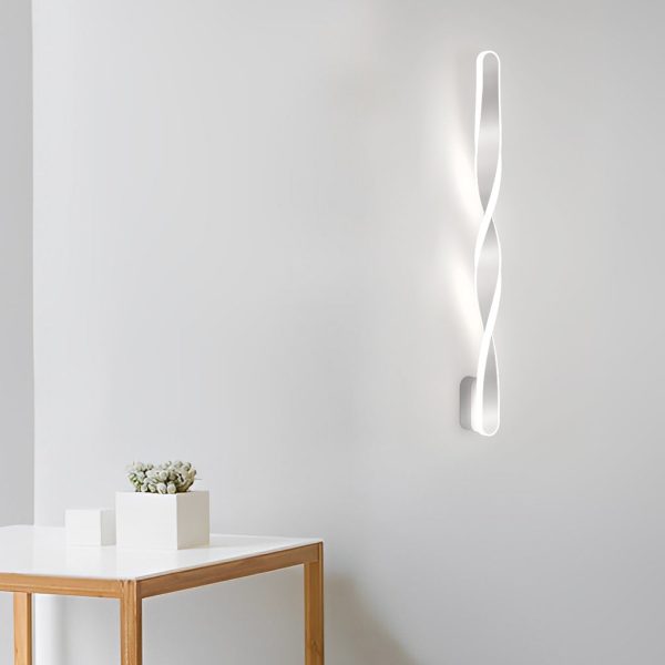 Spiral Long Strip LED 29W Minimalist Ins Wall Lamp Wall Sconce Lighting - Image 3