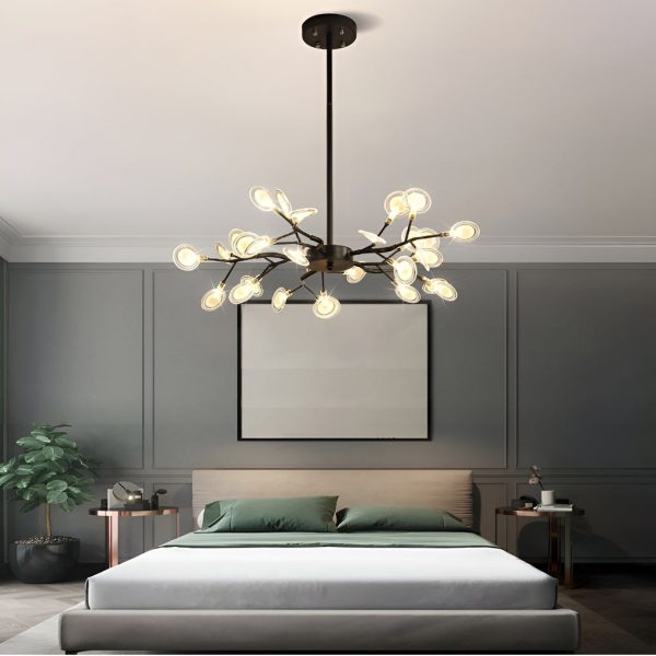 Branches Metal Acrylic Nordic Chandelier Ceiling Light Hanging Lamp - Image 3