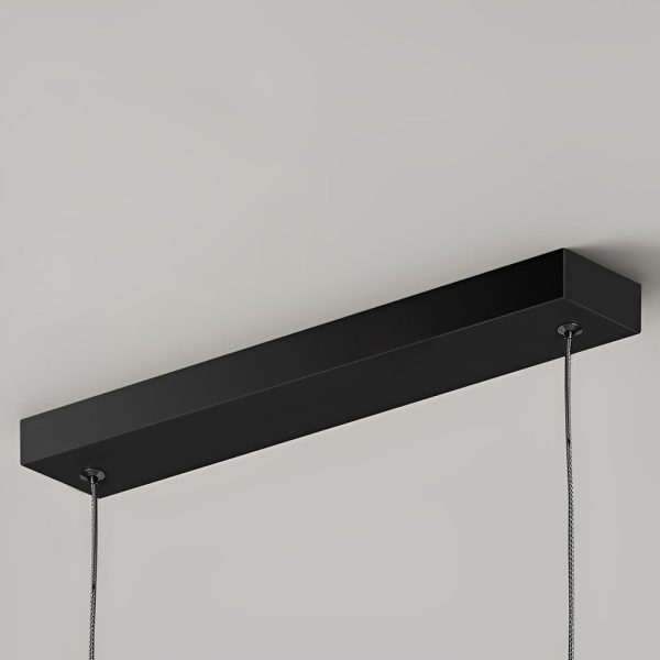 Wavy Linear 3 Step Dimming LED Nordic Chandelier Pendant Light Hanging Lamp - Image 11