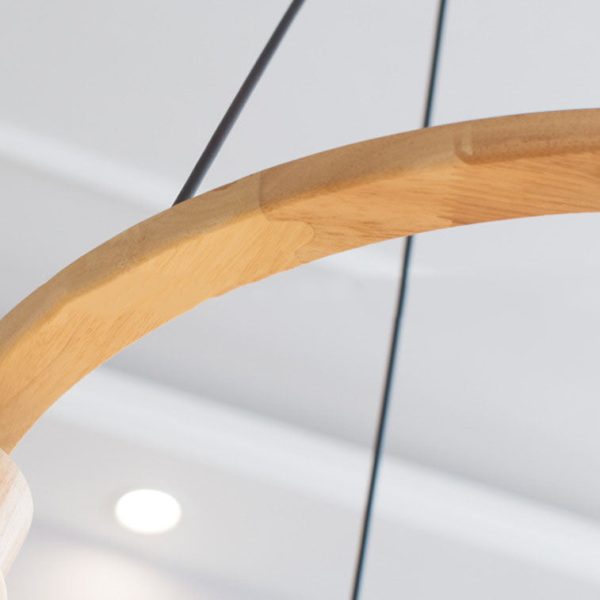 Nordic Minimalist Solid Wood Bird 3/5-Light Chandelier - Image 7