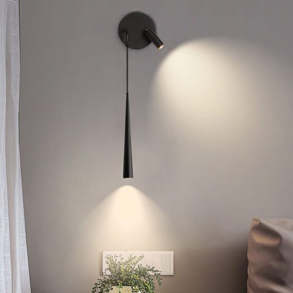 Nordic Minimalist Long Cylindrical Spotlight LED Wall Sconce Lamp - Image 3