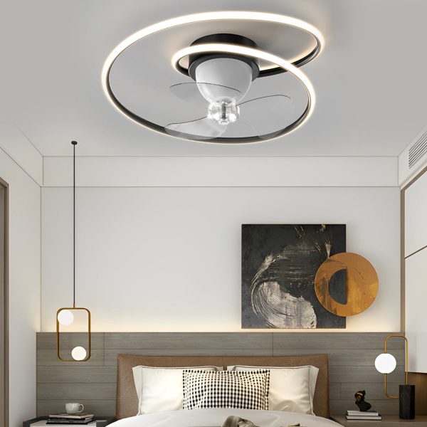 Smart 360?? Rotating LED Stepless Dimming Timing Modern Ceiling Fans Light - Image 6