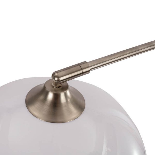 Modern Globe Acrylic Shade Fishing Rod 1-Light Standing Floor Lamp - Image 8