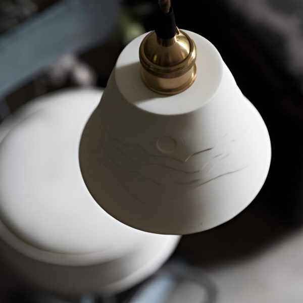 Mountains Shadow Ceramic LED Nordic Island Lights Pendant Light Wall Lamp - Image 7