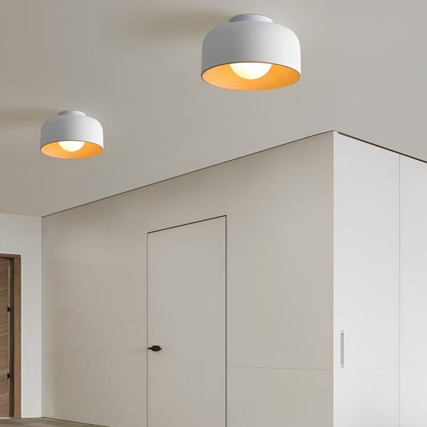 Minimalist Bowl-shaped LED Nordic Ceiling Light Flush Mount Lighting - Image 3