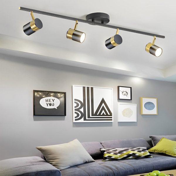 3/4/5 Lights GU10 LED Adjustable COB Surface Mounted Track Spotlight - Image 8