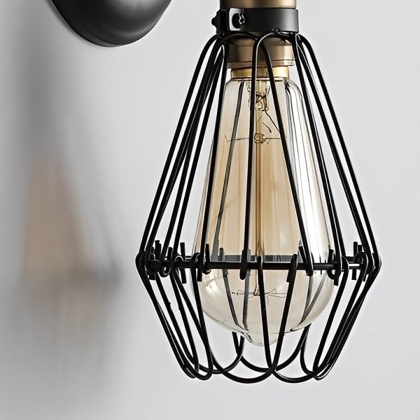 Adjustable Iron Retro Country Industrial Style Wall Lamp Wall Light Fixture - Image 11