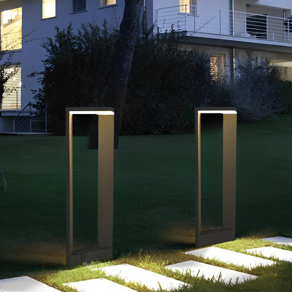 Sleek Linear 12W LED Pathway Light Minimalist Outdoor Landscape Lamp