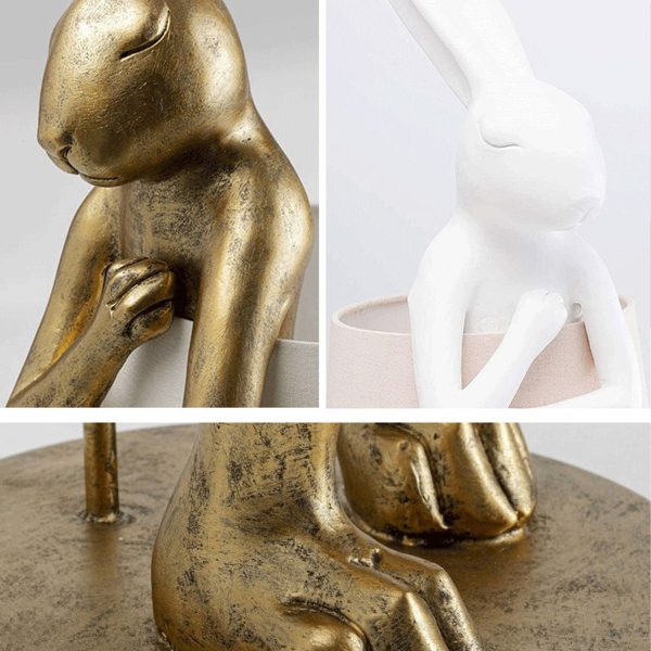 Nordic Apron Rabbit Resin 1-Light Table Lamp - Image 9