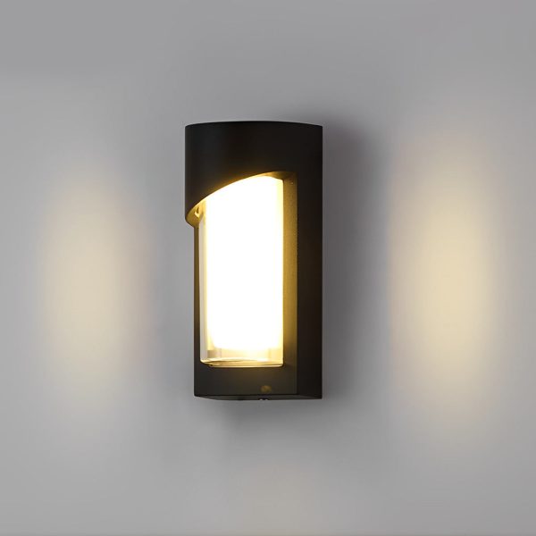 Creative Waterproof LED Black Modern Outdoor Wall Lamp Exterior Lights - Image 9