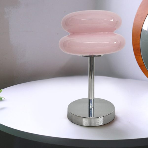 USB Glass Burger Creative Warm Light Modern Table Lamp - Image 3