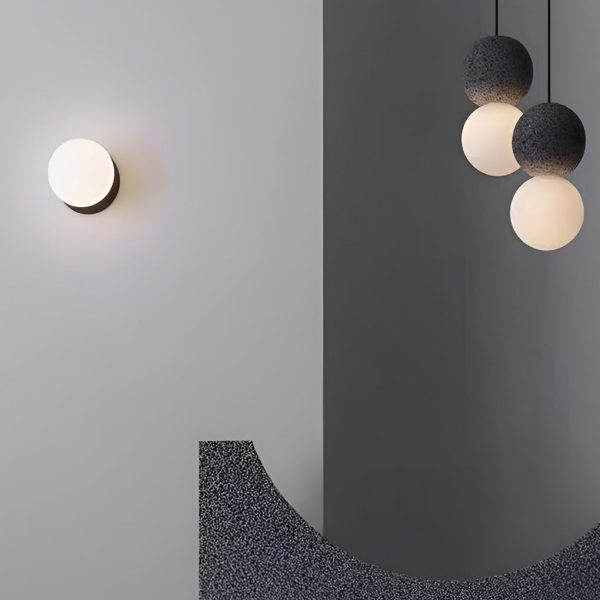 Creative Round LED Nordic Wall Lamp Sconces Pendant Light Hanging Lamp - Image 6