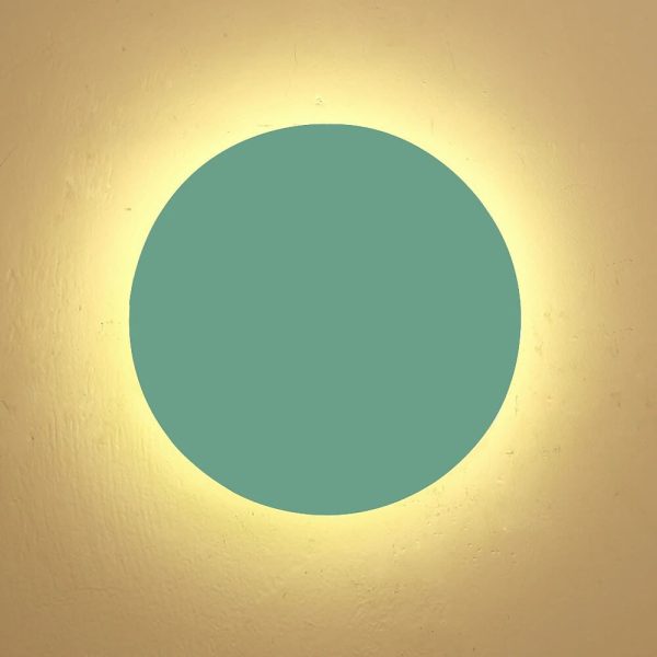 Modern Minimalist Colorful Round Iron LED Wall Sconce Lamp - Image 15