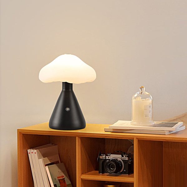 6.3 inch Metal Mushroom Cloud Table Lamp LED Ambient Lighting - Image 5