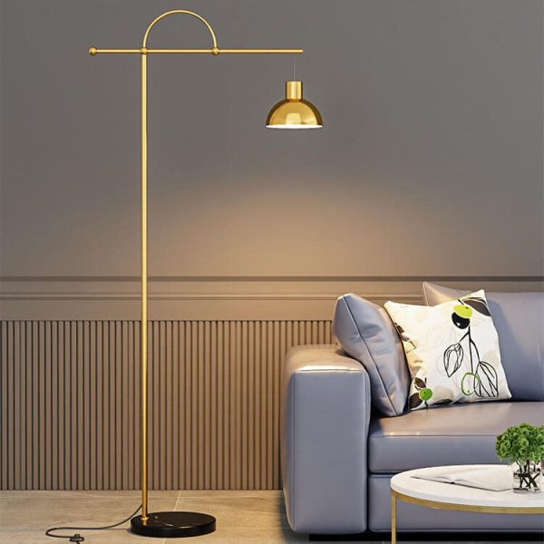 Post-modern Creative Fishing Rod Dome Shade 1-Light Standing Floor Lamp - Image 6
