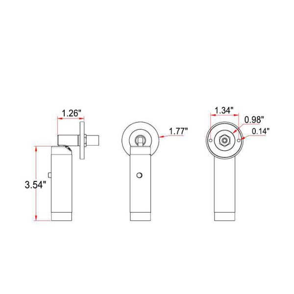 Minimalist Cylinder Rotatable Switch LED Wall Sconce Lamp - Image 5