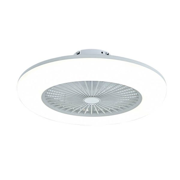 Modern Acrylic Ceiling Fan 1-Light LED Semi-Flush Mount Lighting - Image 8
