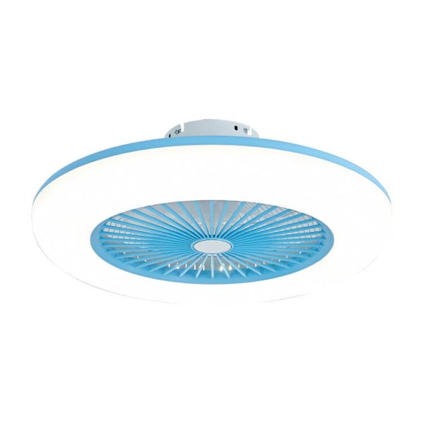 Modern Acrylic Ceiling Fan 1-Light LED Semi-Flush Mount Lighting - Image 12
