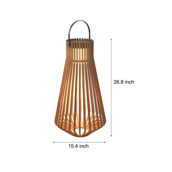 Adjustable Portable Wood LED Waterproof Modern Solar Garden Lights - Image 10