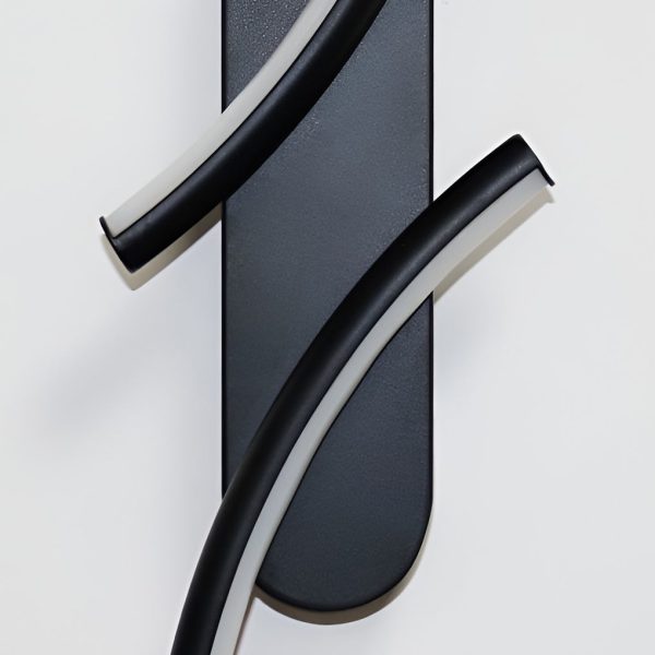 Creative S-shaped LED Three-color Light Modern Wall Sconce Lighting - Image 12
