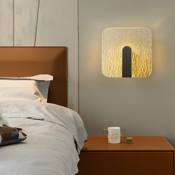 Minimalist Round Square LED Creative Modern Wall Lamp Bedside Lights - Image 2