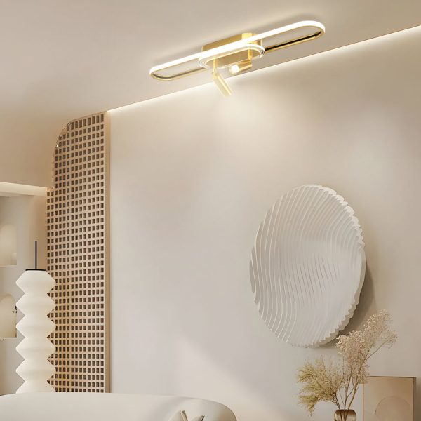 Long Ring Three Step Dimming Modern Surface Mounted Spotlights Ceiling Light - Image 6