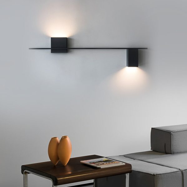 Creative Square Strip Three Step Dimming LED Nordic Wall Sconce Lighting - Image 3