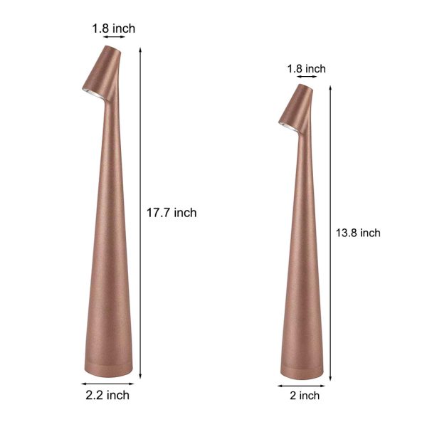 Modern Conical Stem Accent Table Lamp LED - Image 7