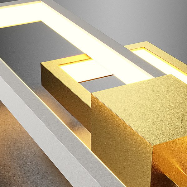 Rectangular Three-color Light LED Nordic Wall Light Fixture Wall Lamp - Image 12