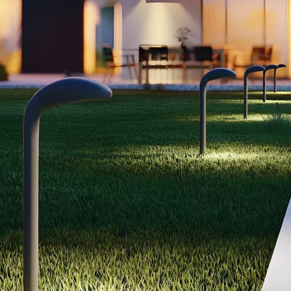 Aluminum 2-Light LED Warm Light Outdoor Landscape Pathway Lights - Image 6