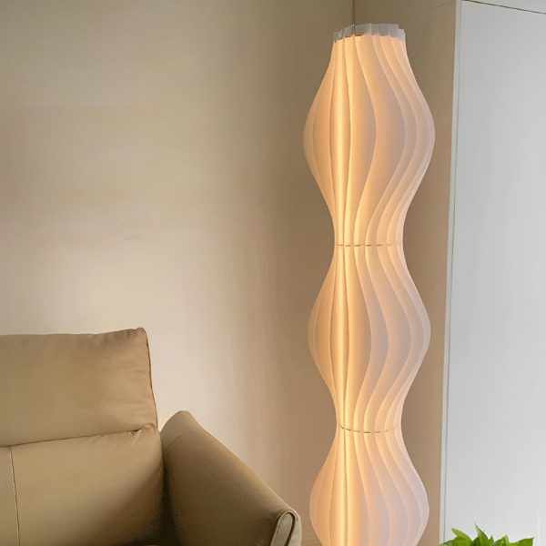 Modern Coastal LED Wavy Floor Lamp - Image 10