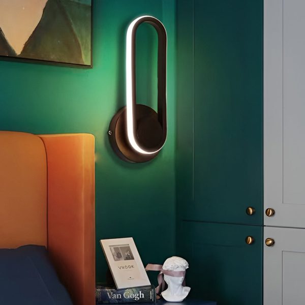 330?? Rotatable Rounded Rectangular LED Nordic Wall Lamp Wall Sconce Lighting - Image 9