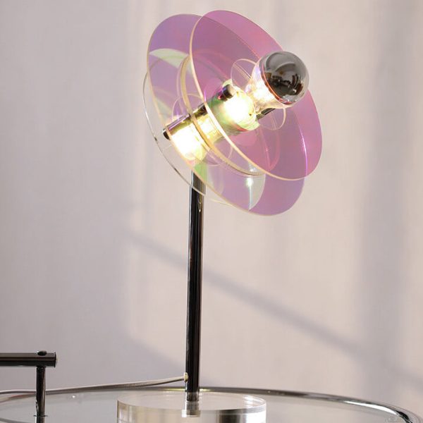 Modern Acrylic Space Saucer Design 1-Light Table Lamp - Image 13