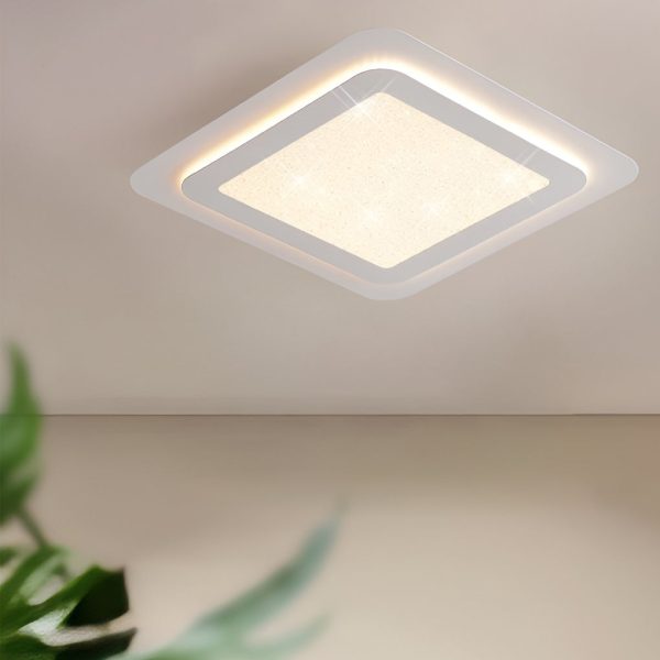 Minimalist Square Circular LED Stepless Dimming Modern Ceiling Lights - Image 5