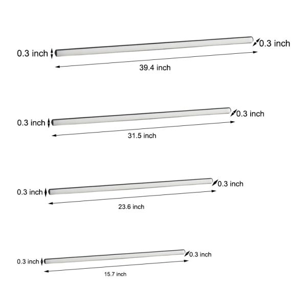 6PCS Long Strip 12V Surface Mounted LED Cabinet Lighting - Image 8