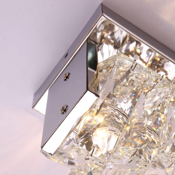 Creative Crystal Three Step Dimming Light LED Modern Wall Sconce Lighting Wall Lamp - Image 8