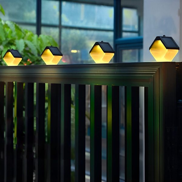 2Pcs Waterproof LED Multi Color Light Modern Solar Wall Washer Light - Image 8