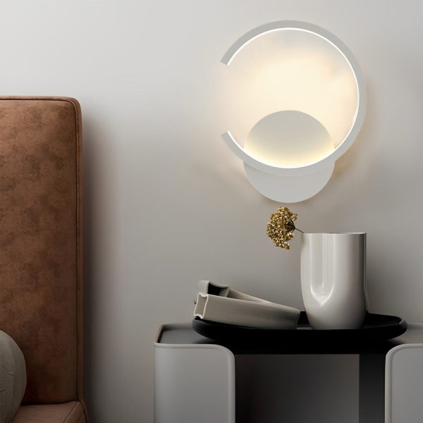 Creative Round Stepless Dimming LED Nordic Wall Lamp Sconces Lighting - Image 3