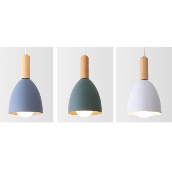 Nordic Minimalist Macaron Solid Color 1/3-Light Chandelier - Image 12