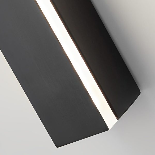 Long Strip Minimalist Three Step Dimming LED Copper Modern Wall Lamp - Image 12