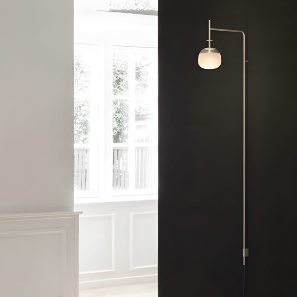 Minimalist Metal Long Pole Arm Tempo LED Wall Sconce - Image 4