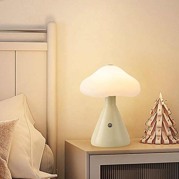 6.3 inch Metal Mushroom Cloud Table Lamp LED Ambient Lighting - Image 4